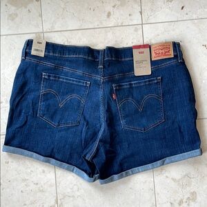 Levi's Women's Blue Denim Shorts